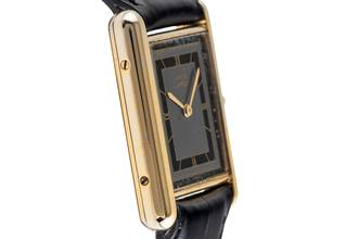 Thumbnail von Cartier Tank Vermeil Silber vergoldet Quarz unisex Ref. 6 81006 Klassiker