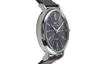 Thumbnail von IWC Portofino Automatic 37 Diamanten Automatik Stahl Herrenuhr Ref. IW458603