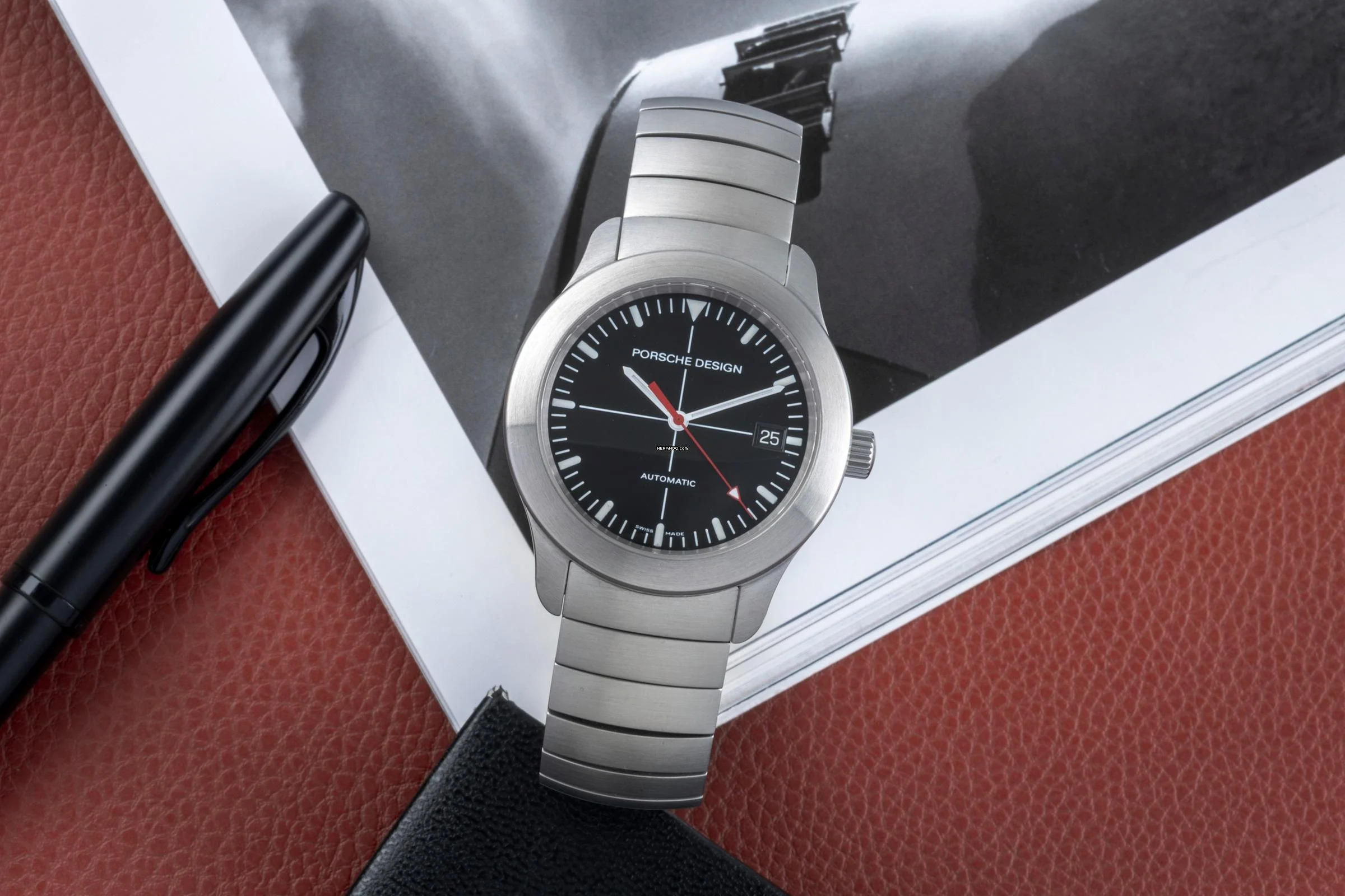 Thumbnail von Porsche Design by Eterna Edelstahl Automatik Herrenuhr Ref. 6602.41