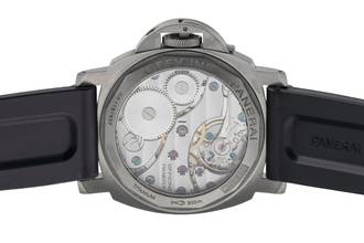 Thumbnail von Panerai Luminor Base Titan Handaufzug Herrenuhr PAM00176 Papiere 2010