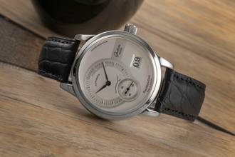 Thumbnail von Glashütte Original PanoMaticDate Stahl Automatik Herrenuhr Ref. 90-01-02-02-04