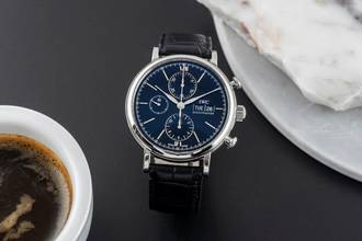 Thumbnail von IWC Portofino Chronograph Stahl Automatik Herrenuhr Ref. IW391010 Papiere 2016