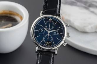 Thumbnail von IWC Portofino Chronograph Stahl Automatik Herrenuhr Ref. IW391010 Papiere 2016