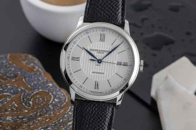  Baume & Mercier Classima Stahl Automatik Herrenuhr Ref. MOA10333 65814  