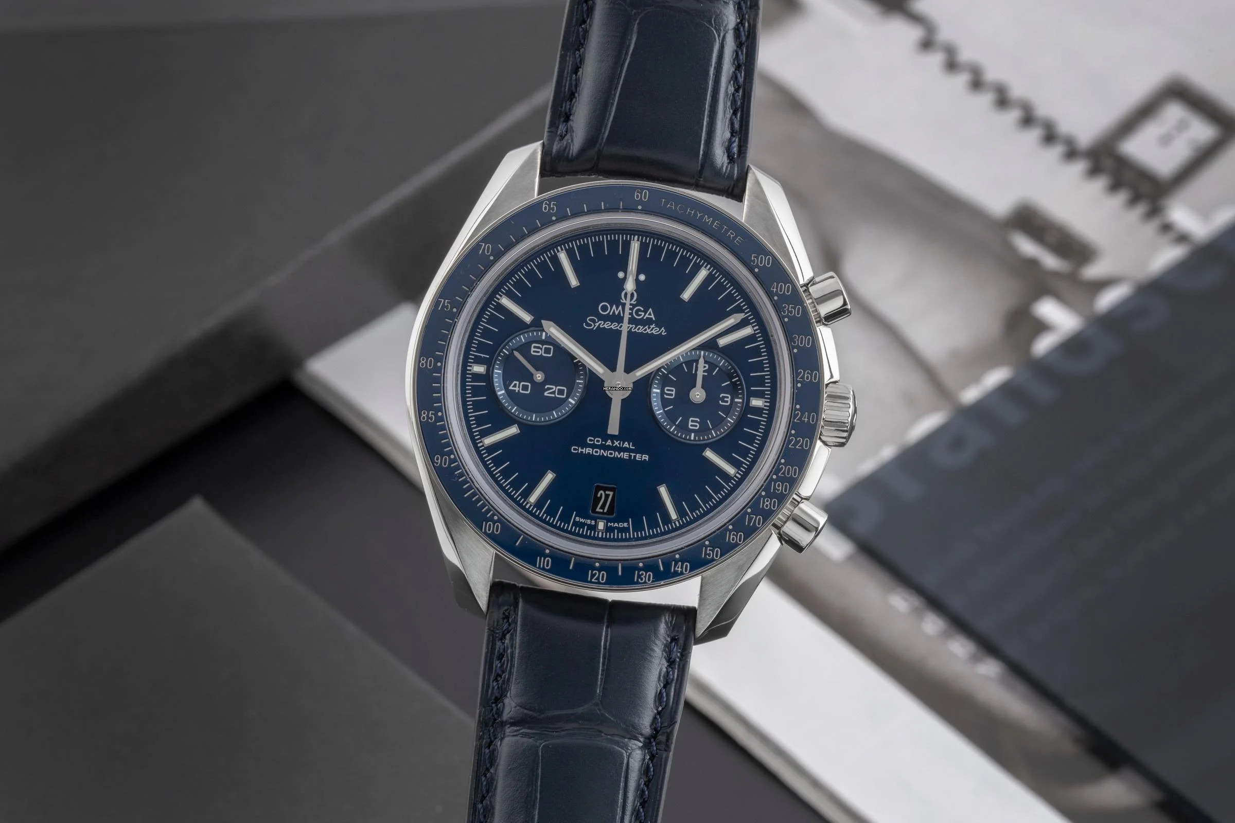  Omega Speedmaster Chronograph Automatik Titan Herrenuhr Ref 311.93.44.51.03.001  