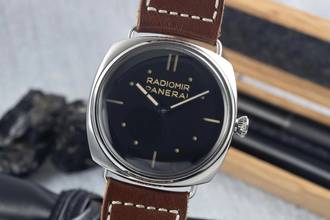 Thumbnail von Panerai Radiomir Edelstahl Handaufzug Herrenuhr Ref. PAM00449 Papiere