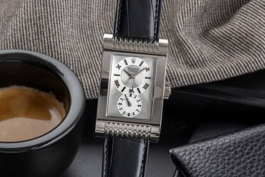  Rolex Cellini Prince 18k Weissgold Handaufzug Herrenuhr Ref. 5441  