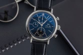 Thumbnail von IWC Portofino Chronograph Stahl Automatik Herrenuhr Ref. IW391010