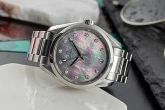 Thumbnail von Omega Seamaster Aqua Terra Co-Axial MOP Diamanten Ref. 231.10.39.21.57.001