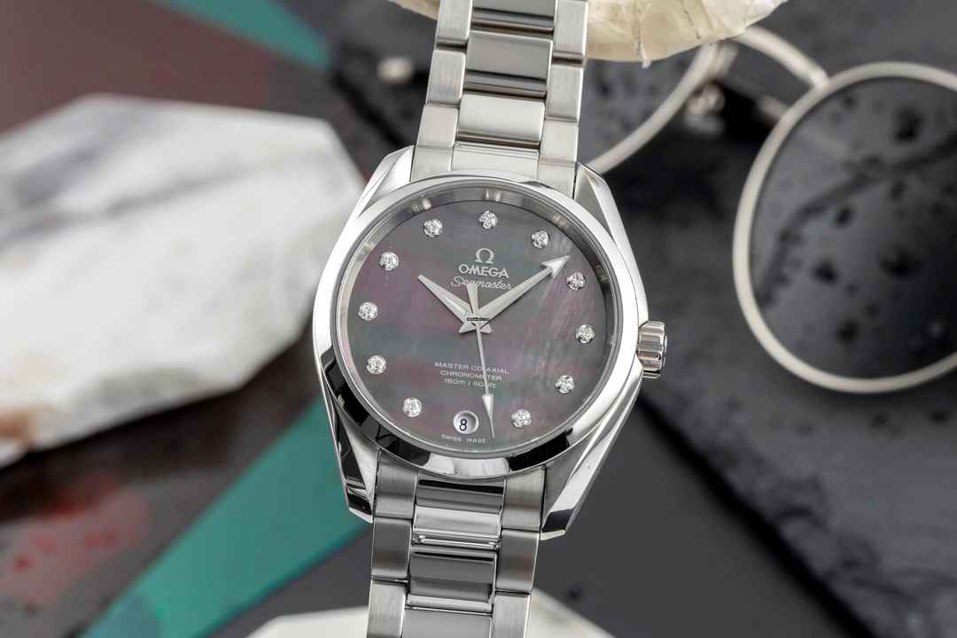  Omega Seamaster Aqua Terra Co-Axial MOP Diamanten Ref. 231.10.39.21.57.001 