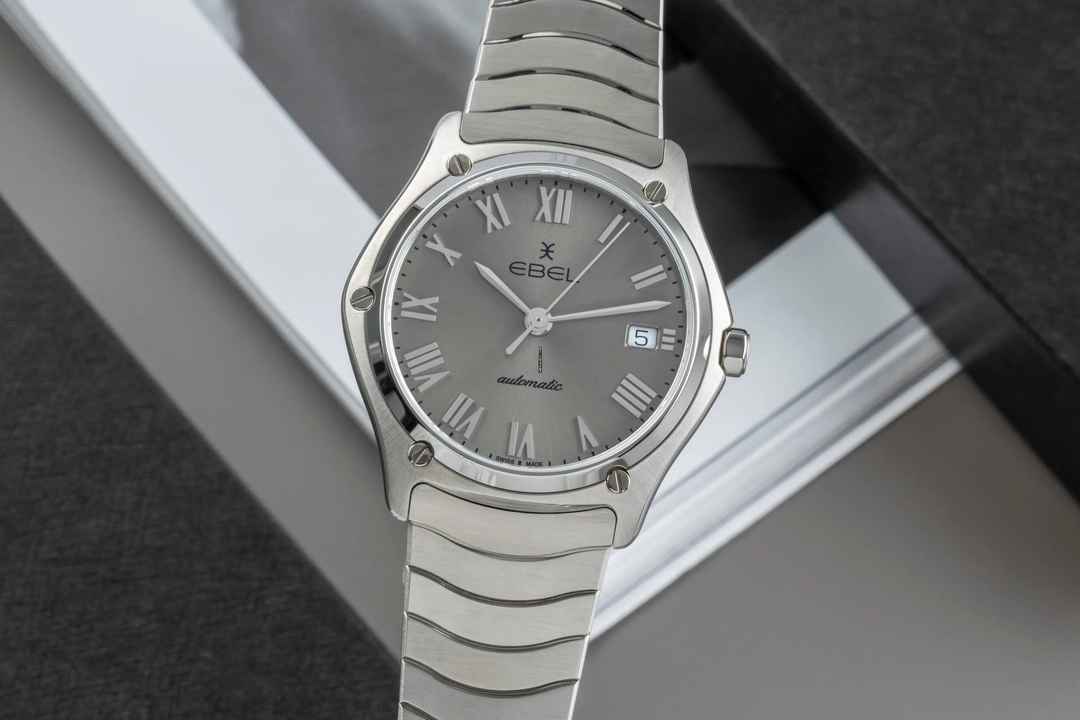  Ebel Sport Classic Automatik Stahl Herrenuhr Ref. 1216651 05.4.14.2071 B&P 2025  