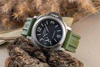 Thumbnail von Panerai Luminor Marina Handaufzug Titan Herrenuhr Ref. PAM00061 Klassiker