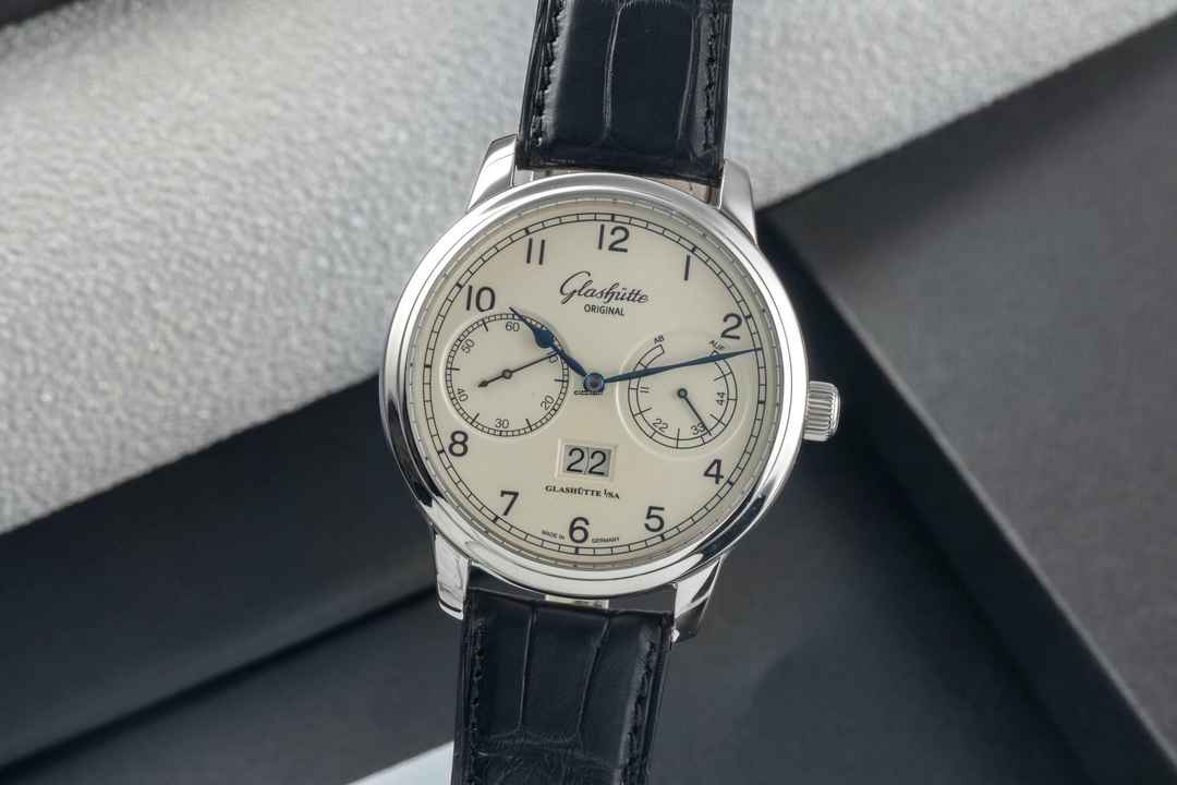  Glashütte Original Senator Observer Automatik Stahl Herren Ref. 100-14-05-02-05  