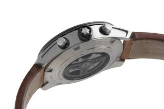 Thumbnail von Montblanc Timewalker Cappucino Panda Dial Chronograph Ref. 118491 Limitiert