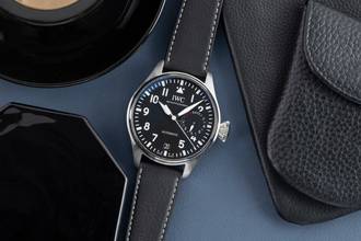 Thumbnail von IWC Große Fliegeruhr Big Pilot Automatik 7 Days Edelstahl Herrenuhr Ref. IW500912 B&P 2017