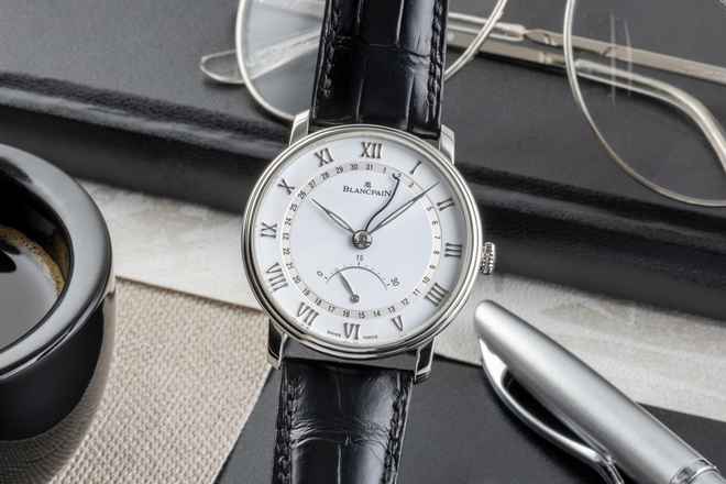  Blancpain Villeret Ultraflach Stahl Automatik Ref. 6653Q-1127-55B  