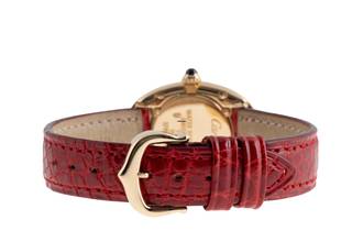 Thumbnail von Cartier Baignoire 18K Gold Diamanten Damenuhr Ref. W1536799