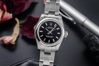 Thumbnail von Rolex Oyster Perpetual 26 Lady Automatik Edelstahl Damenuhr Ref. 176200