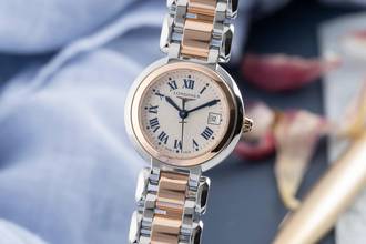 Thumbnail von Longines PrimaLuna Prima Luna Stahl/Rosegold Damenuhr Ref. L8.110.5