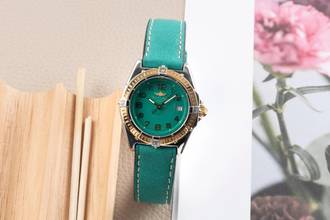 Thumbnail von Breitling Wings Lady Cockpit Stahl Gold Damenuhr Ref. D67050 Papiere 1997