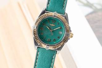 Thumbnail von Breitling Wings Lady Cockpit Stahl Gold Damenuhr Ref. D67050 Papiere 1997