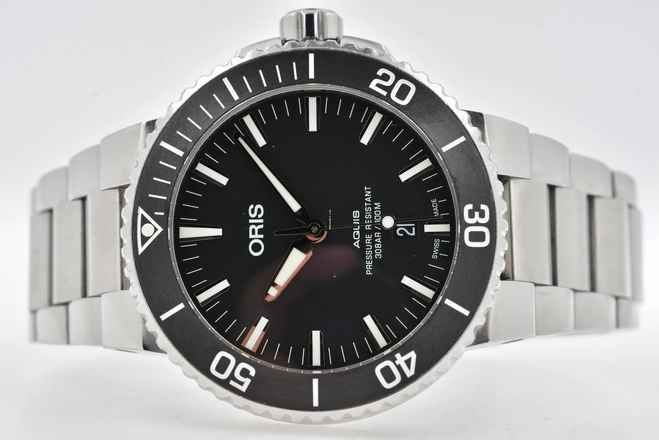  Oris Aquis Date 01 733 7730 4154 Black Dial </h1> 