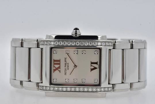  Patek Philippe Twenty~4 24 4910/010 Diamond Dial Diamond Bezel Box  