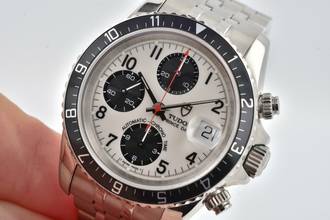 Thumbnail von Tudor Oysterdate Oyster Date Chronograph 79270 Vintage LC400 White Dial </h1>