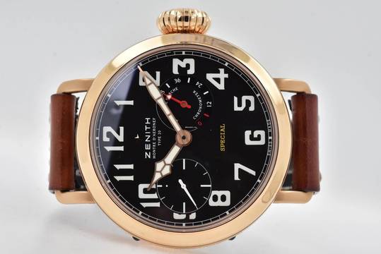  Zenith Pilot D'Aronef Type 20 Special Limited Edition 75pcs 18k rose gold 299g </h1> 