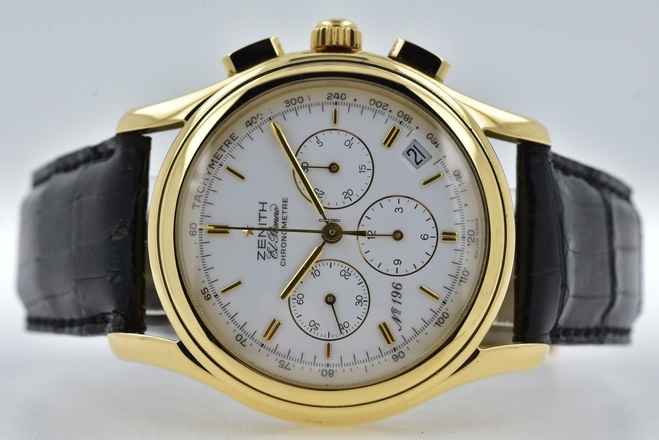  Zenith El Primero Chronograph 18k Yellow Gold Limited Edition 30.1250.400 </h1> 