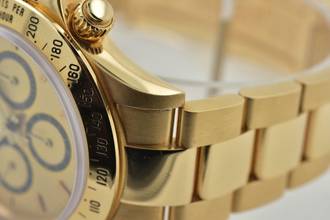 Thumbnail von Rolex Daytona Cosmograph 4 Liner Lines Dial 18k Yellow Gold LC100 Full Set 200er bezel </h1>