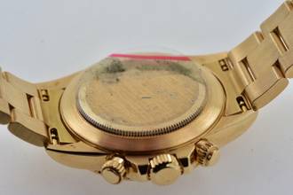 Thumbnail von Rolex Daytona Cosmograph 4 Liner Lines Dial 18k Yellow Gold LC100 Full Set 200er bezel </h1>