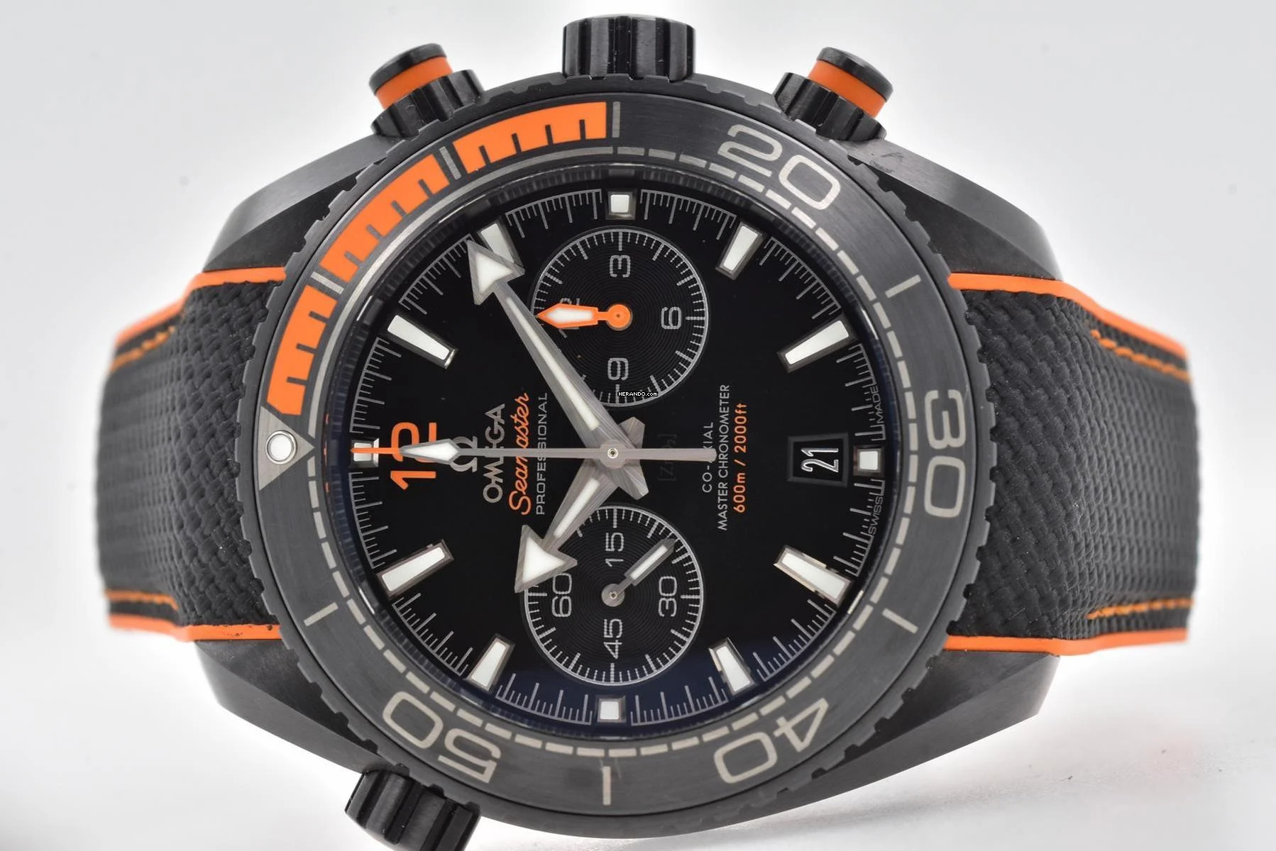 Omega Seamaster Planet Ocean Chronograph Deep Black 21592465101001 </h1>
