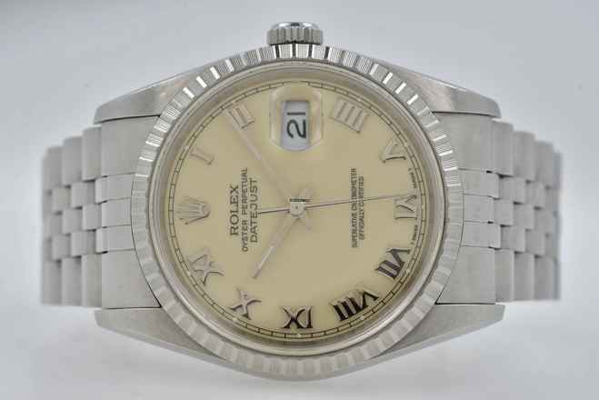  Rolex Datejust 36 Oyster Perpetual Datejust 16220 Cream Dial </h1> 
