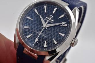 Thumbnail von Omega Seamaster Aqua Terra Blue Dial Tokyo 2020 52212412103001 Limited </h1>