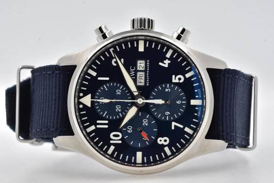  IWC Fliegeruhr Chronograph Fliegerchronograph Pilot Chronograph 3777 Le Petit Prince Service 2025 </h1> 
