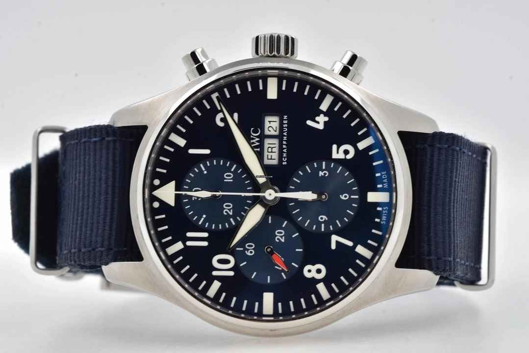  IWC Fliegeruhr Chronograph Fliegerchronograph Pilot Chronograph 3777 Le Petit Prince Service 2025 </h1> 