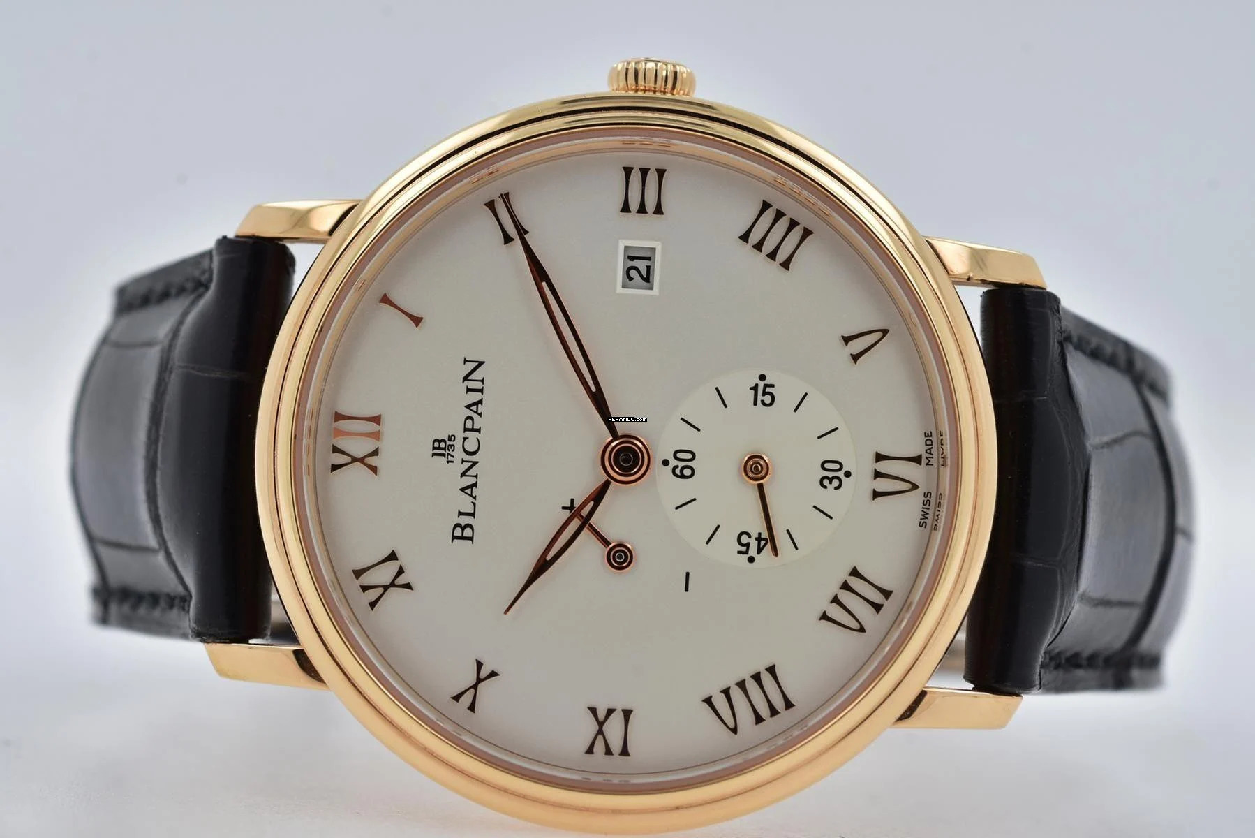  Blancpain Villeret Ultraflach Ultraplate Ultra Plate 18k yellow gold 40mm 6606-3642 Power reserve LC100 </h1> 