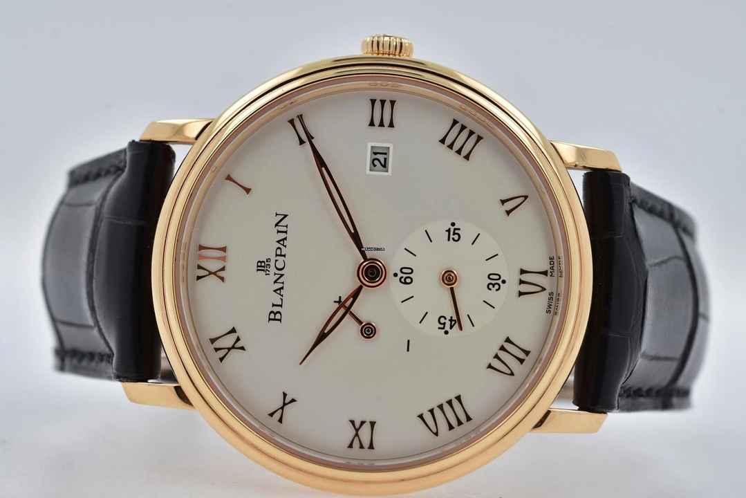  Blancpain Villeret Ultraflach Ultraplate Ultra Plate 18k yellow gold 40mm 6606-3642 Power reserve LC100 </h1> 