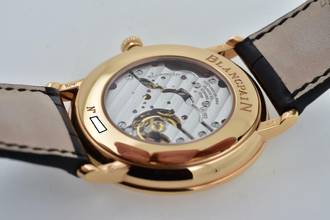 Thumbnail von Blancpain Villeret Ultraflach Ultraplate Ultra Plate 18k yellow gold 40mm 6606-3642 Power reserve LC100 </h1>