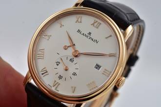 Thumbnail von Blancpain Villeret Ultraflach Ultraplate Ultra Plate 18k yellow gold 40mm 6606-3642 Power reserve LC100 </h1>