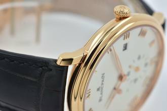 Thumbnail von Blancpain Villeret Ultraflach Ultraplate Ultra Plate 18k yellow gold 40mm 6606-3642 Power reserve LC100 </h1>