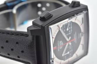 Thumbnail von TAG Heuer Monaco Stopwatch Chronograph Limited Edition Black Dial CAW218F.FC6356 </h1>