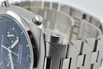 Thumbnail von Panerai Luminor Chronograph 44mm PAM 1110 Blue Dial Bracelet </h1>