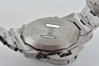 Thumbnail von Panerai Luminor Chronograph 44mm PAM 1110 Blue Dial Bracelet </h1>