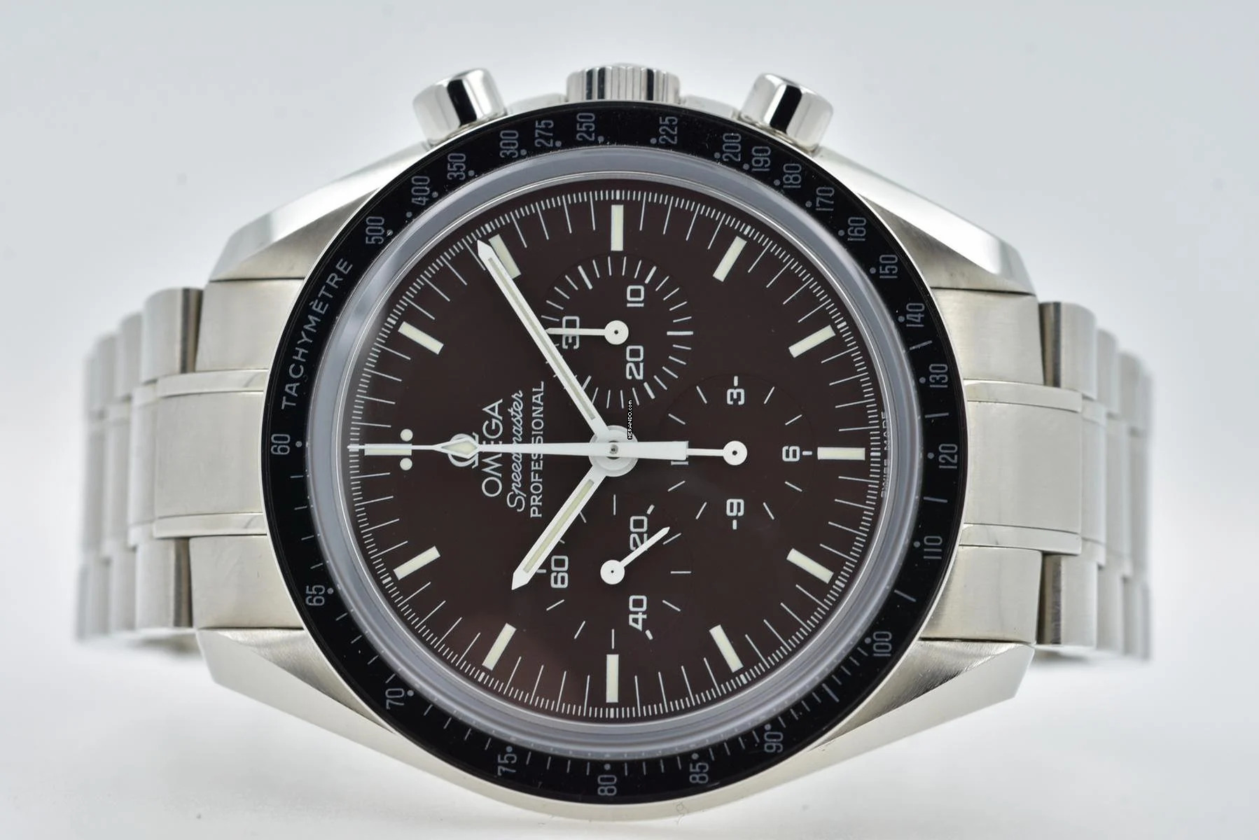  Omega Speedmaster Professional Moonwatch Chronograph Moonwatch Brown Dial 31130423013001 </h1> 