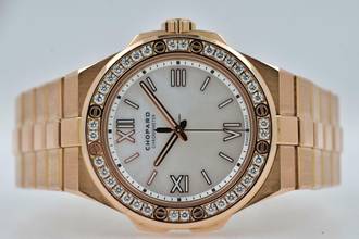 Thumbnail von Chopard Alpine Eagle 36mm 18k Rose Gold Diamond Bezel MOP Dial </h1>