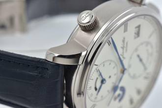 Thumbnail von Glashütte Original Senator Cosmopolite GMT Day Night 1-89-02-01-04-50 18k Service 2023 White Gold Weißgold </h1>