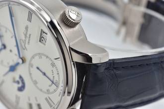 Thumbnail von Glashütte Original Senator Cosmopolite GMT Day Night 1-89-02-01-04-50 18k Service 2023 White Gold Weißgold </h1>