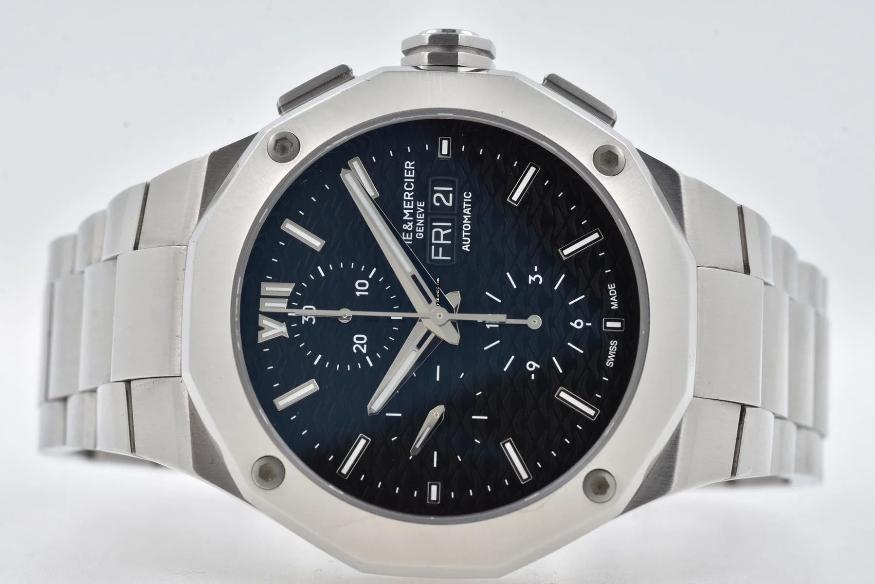  Baume & Mercier Riviera Chronograph M0A10624 Black Dial  